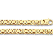9K Yellow Gold Byzantine Chain | Charmé
