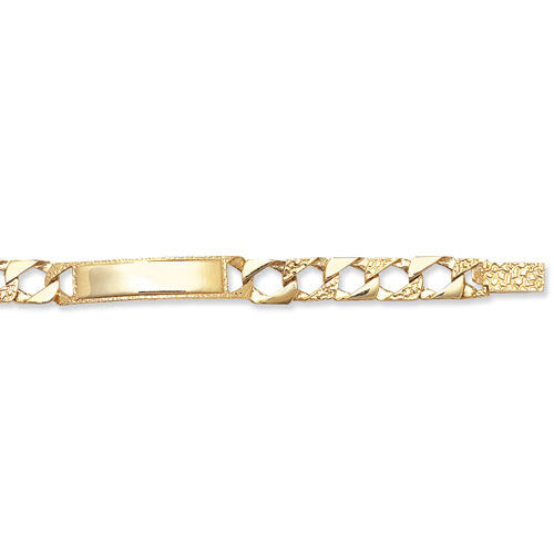 9K Yellow Gold Babies' 5.5 Inches Cast ID Bracelet
