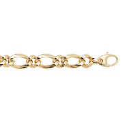 9K Yellow Gold Ladies' 7.5 Inches Fancy Bracelet