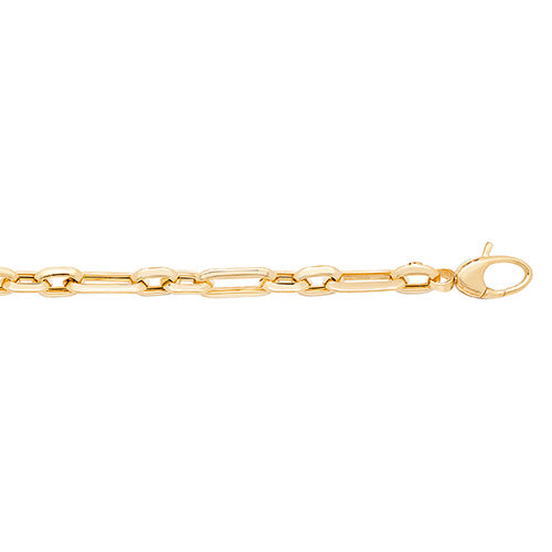 9K Yellow Gold Ladies' 7.5 Inches Fancy Bracelet | Charmé