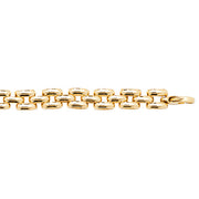 9K Yellow Gold Ladies' 7.5 Inches Fancy Bracelet | Charmé