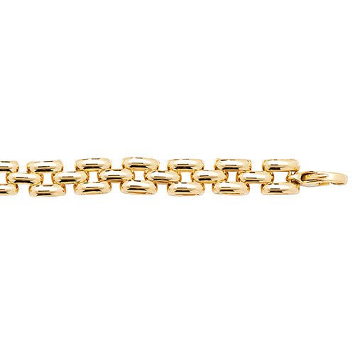 9K Yellow Gold Ladies' 7.5 Inches Fancy Bracelet | Charmé