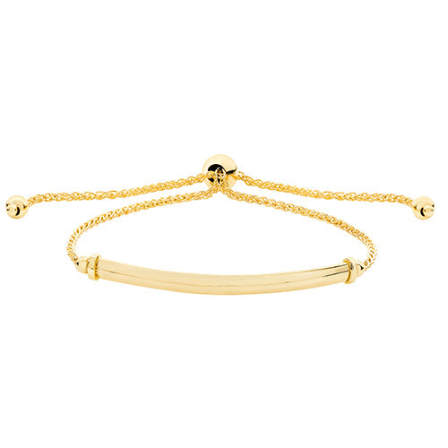 9K Yellow Gold Ladies' Pull Style Bracelet | Charmé
