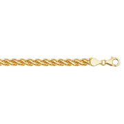 9K Yellow Gold Ladies' 7.5 Inches Fancy Bracelet | Charmé