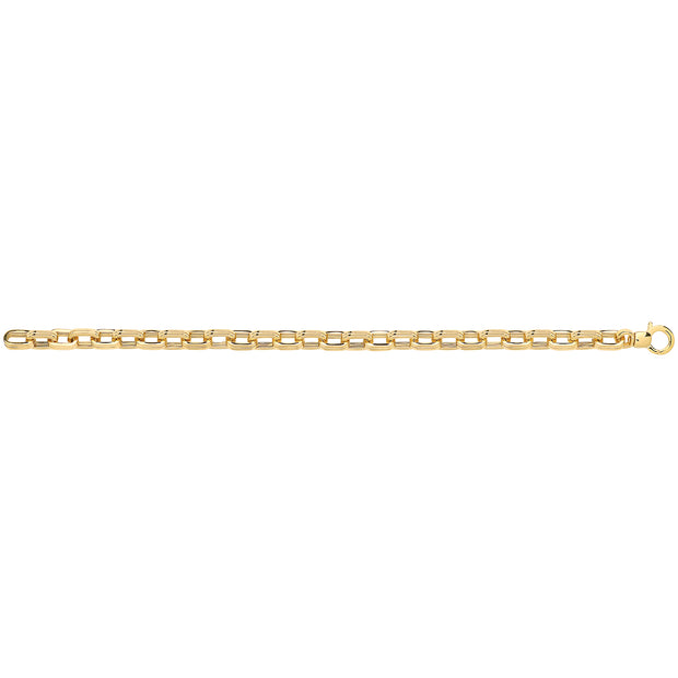 9K Yellow Gold Ladies' 7.5 Inches Fancy Bracelet | Charmé