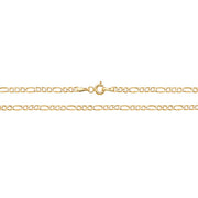 9K Yellow Gold Figaro Chain | Charmé