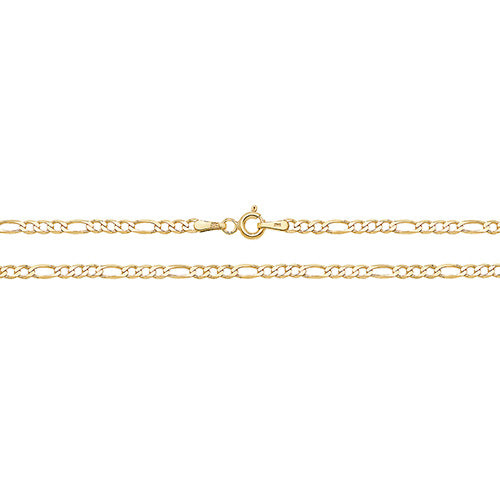 9K Yellow Gold Figaro Chain | Charmé