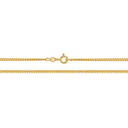 9K Yellow Gold Close Curb Chain | Charmé