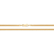 9K Yellow Gold Close Curb Chain