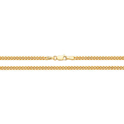 9K Yellow Gold Close Curb Chain | Charmé