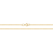 9K Yellow Gold Close Curb Chain | Charmé