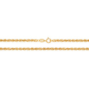 9K Yellow Gold Rope Chain