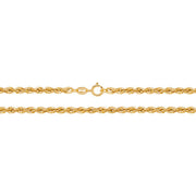 9K Yellow Gold Chain Rope