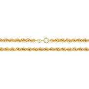 9K Yellow Gold Rope Chain