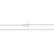 9K White Gold Rolo Chain | Charme