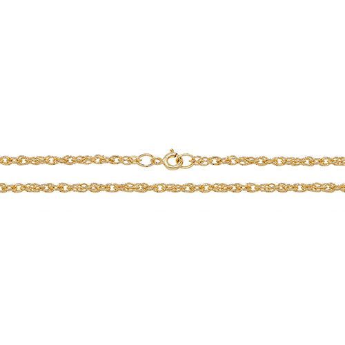 9K Yel Prince Of Wales Chain | Charmé