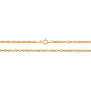 9K Yellow Gold Singapore Chain