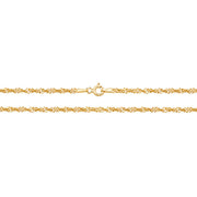 9K Yellow Gold Singapore Chain