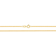 9K Yellow Gold Wheat Chain