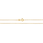 9K Yellow Gold Box Chain | Charmé