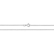 9K White Gold Box Chain | Charmé