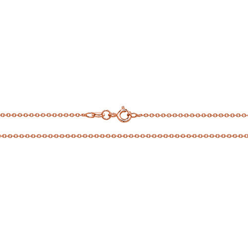 9K Rose Gold Cable Chain | Charmé