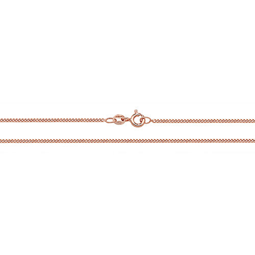 9K Rose Gold Close Curb Chain