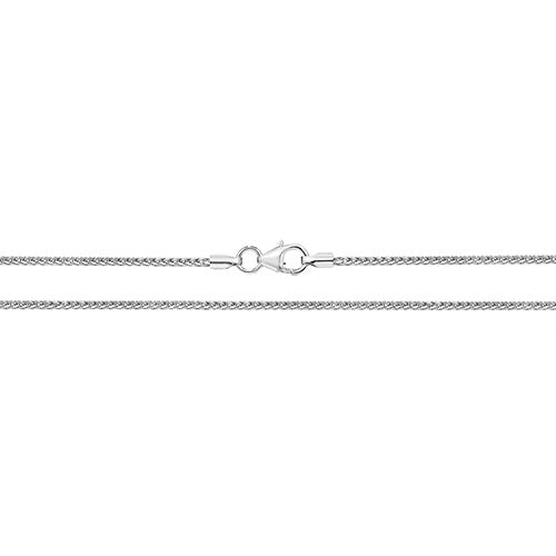 9K White Gold Spiga Chain | Charmé