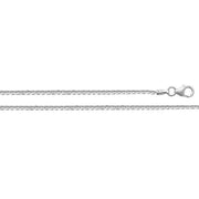 9K White Gold Spiga Chain | Charmé
