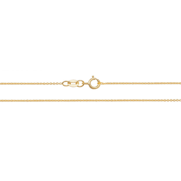 18K Yellow Gold Cable Chain