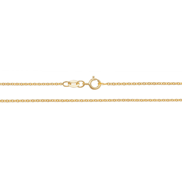 18K Yellow Gold Cable Chain