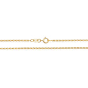 18K Yellow Gold Cable Chain