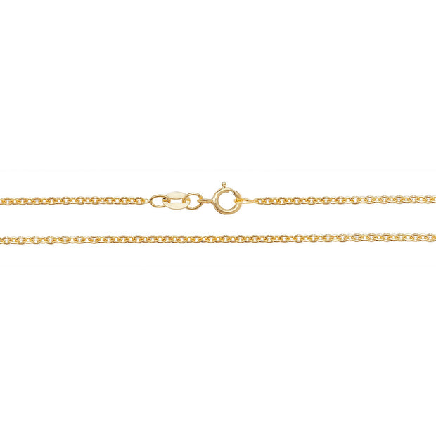 18K Yellow Gold Cable Chain