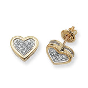 Diamond Earring in 9K Gold