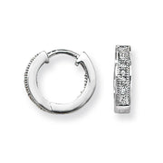 Diamond Earring in 9K White Gold