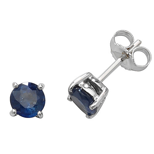 Sapphire Earring in 9K White Gold