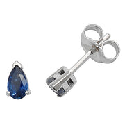 Sapphire Earring in 9K White Gold