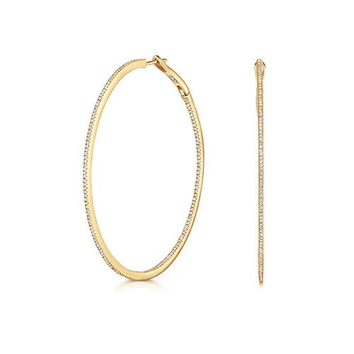 Diamond Earring in 9K Gold
