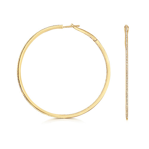 Diamond Earring in 9K Gold