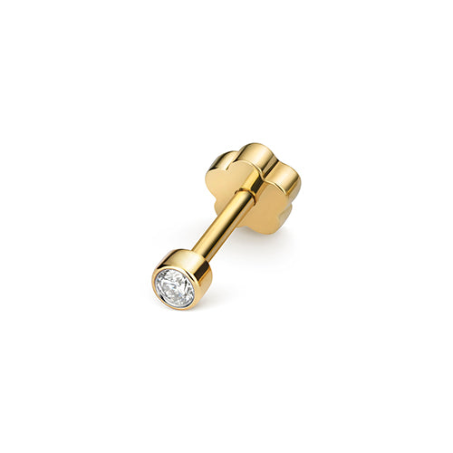 0.03ct Diamond Earring in 9K Gold