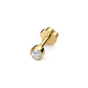 Diamond Earring in 9K Gold