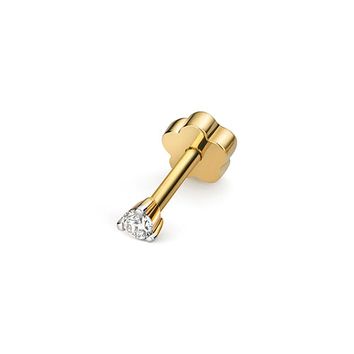 Diamond Earring in 9K Gold