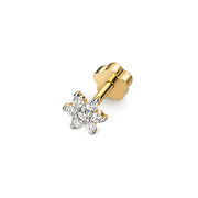 Diamond Earring in 9K Gold