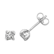 Diamond Earring in 18K White Gold