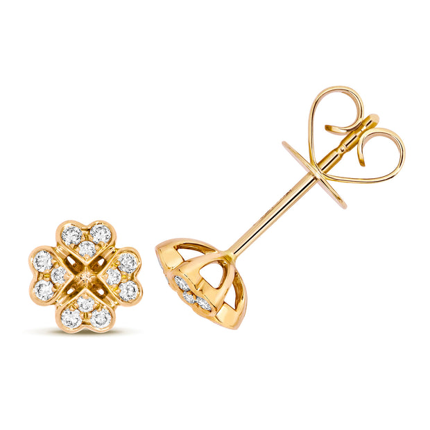 Diamond Earring in 18K Gold