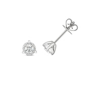 Diamond Earring in 18K White Gold