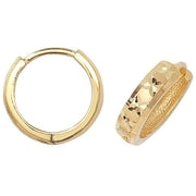 9K Yellow Gold Hinged Earrings | Charmé