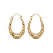 9K Yellow Gold Babies' Creole Earrings