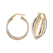 Hoop Earrings in 9K Gold