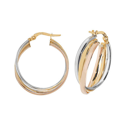 Hoop Earrings in 9K Gold